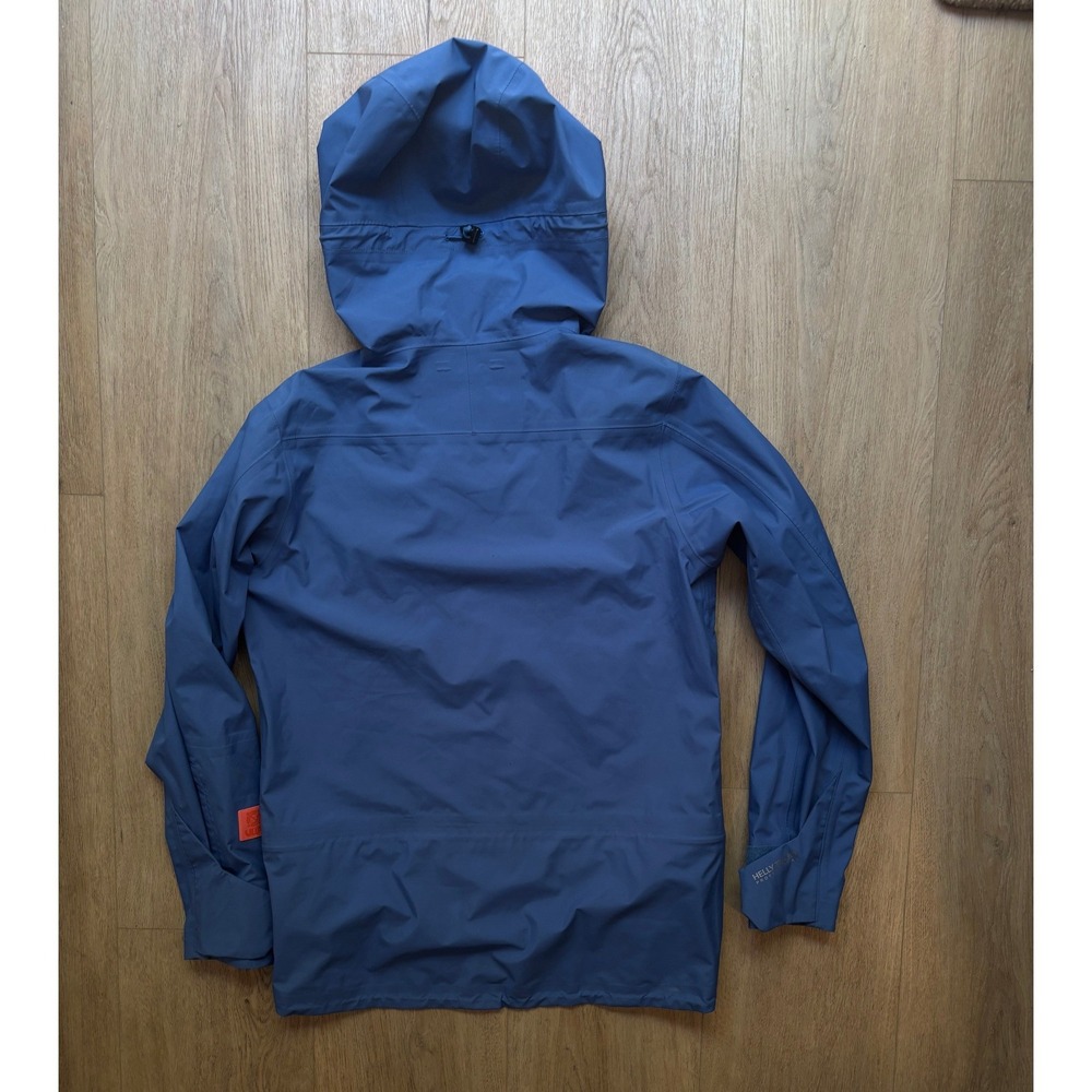 Helly Hansen ULLR Helly Tech Professional Ski Jacket Blue Orange Mens Medium - Picture 3 of 11